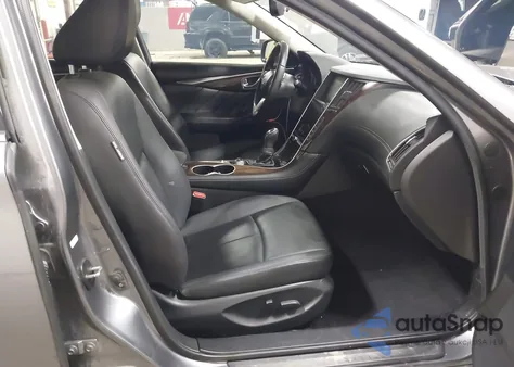 2018 Infiniti Q50 3.0T Luxe z USA, uszkodzony, nr VIN JN1EV7AP1JM357891